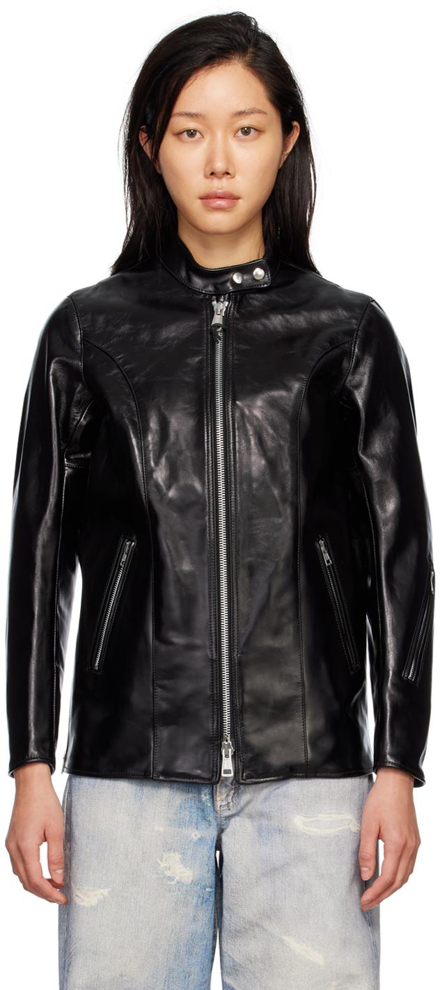 Our Legacy Black Zip Beast Leather Jacket | Lyst UK