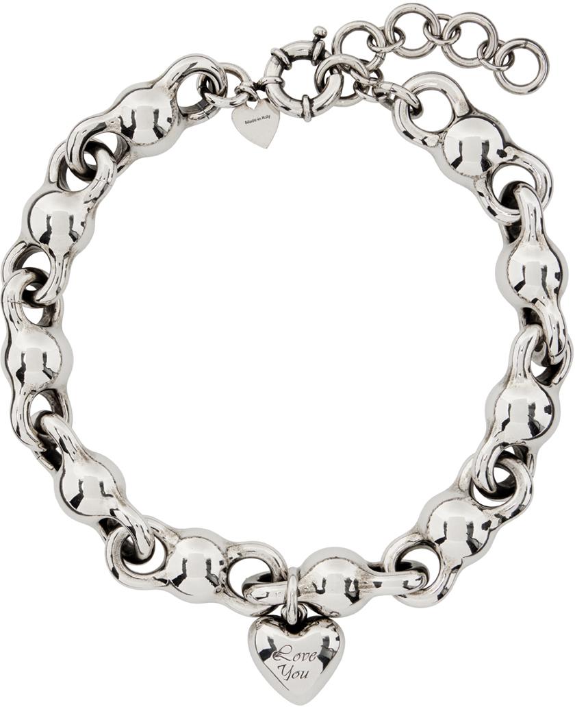 acne-BWFANTIQUESILVER-Heart-