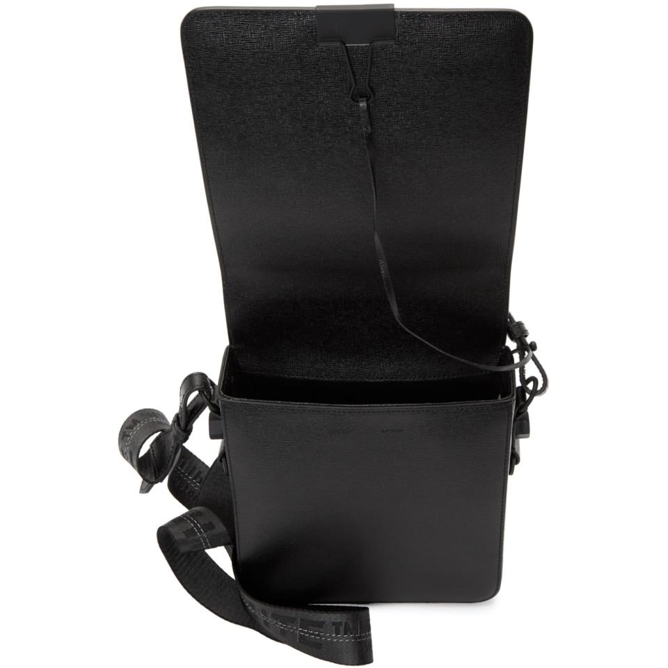 Off-White c/o Virgil Abloh Black Binder Clip Bag for Men | Lyst