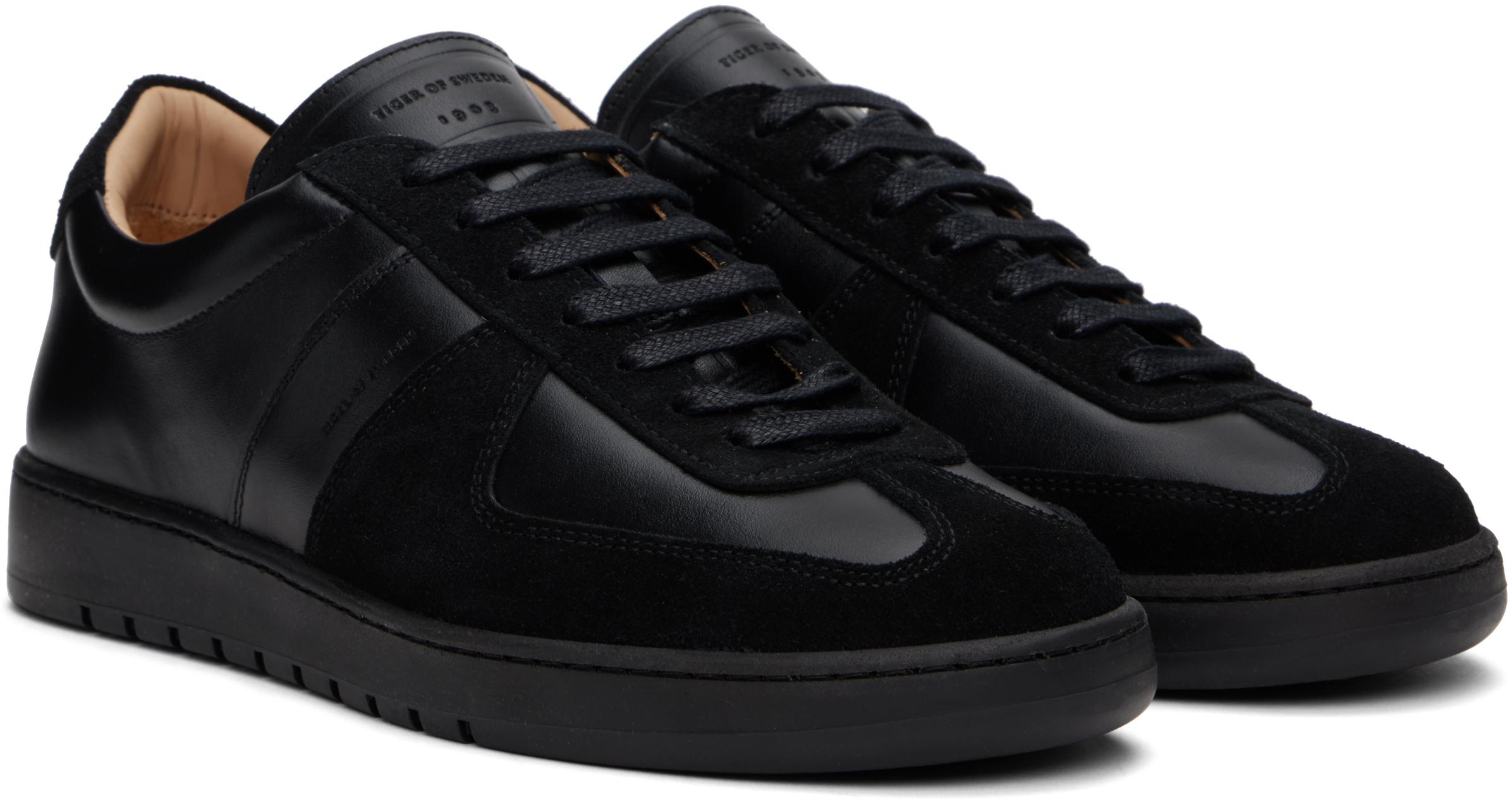 【関税込み】Tiger of Sweden グレー Salas スニーカー Salas 2 Classic Leather Tennis-style Sneakers | Tiger Of Sweden