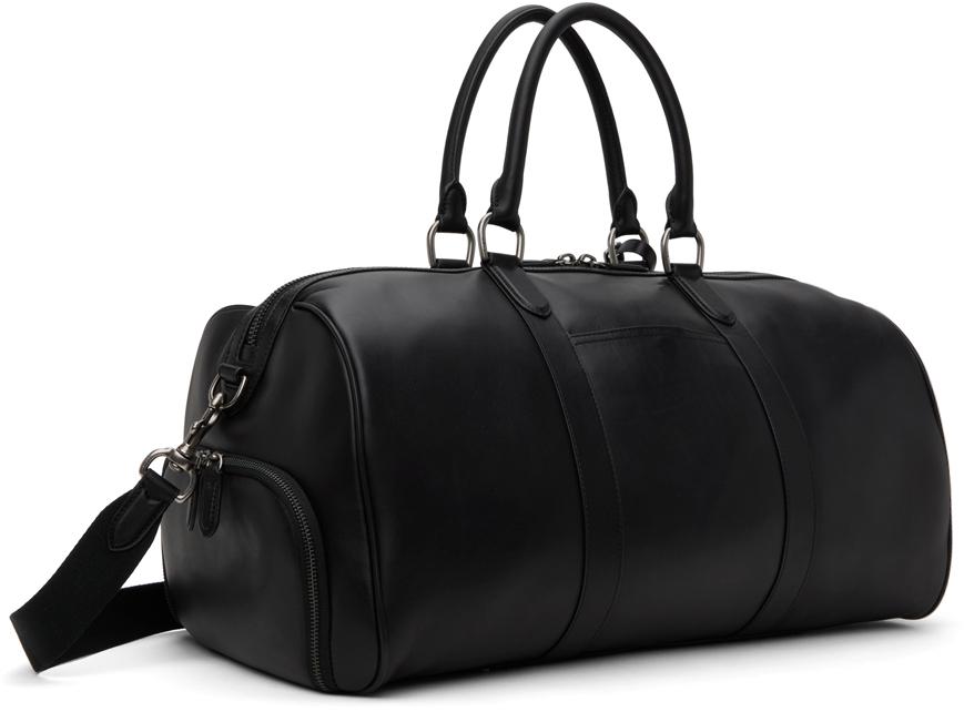 Ralph lauren leather weekend bag deals