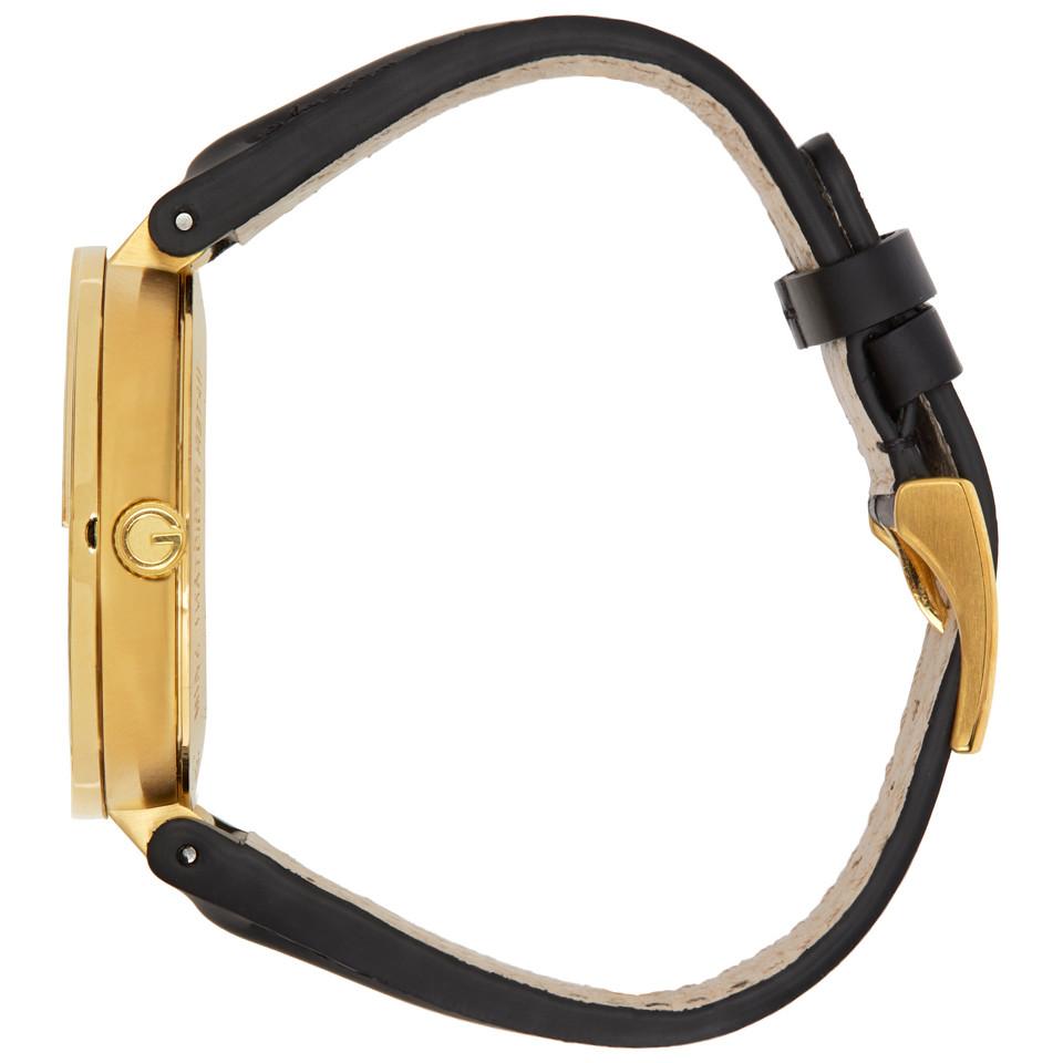Gold Interlocking G Watch for Men 