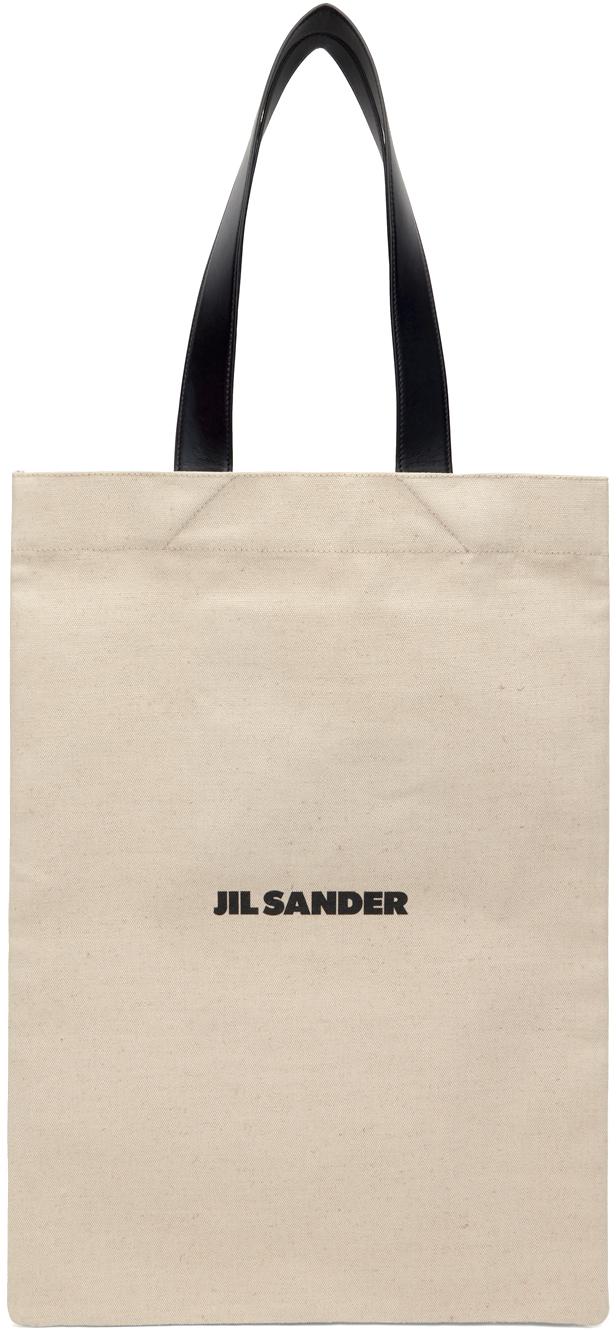 Jil Sander レディース ナチュラル ラージ フラット ショッパー
