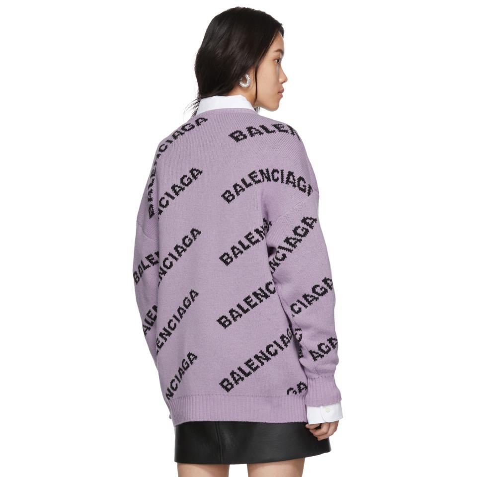 Balenciaga Logo-pattern Stretch-wool 