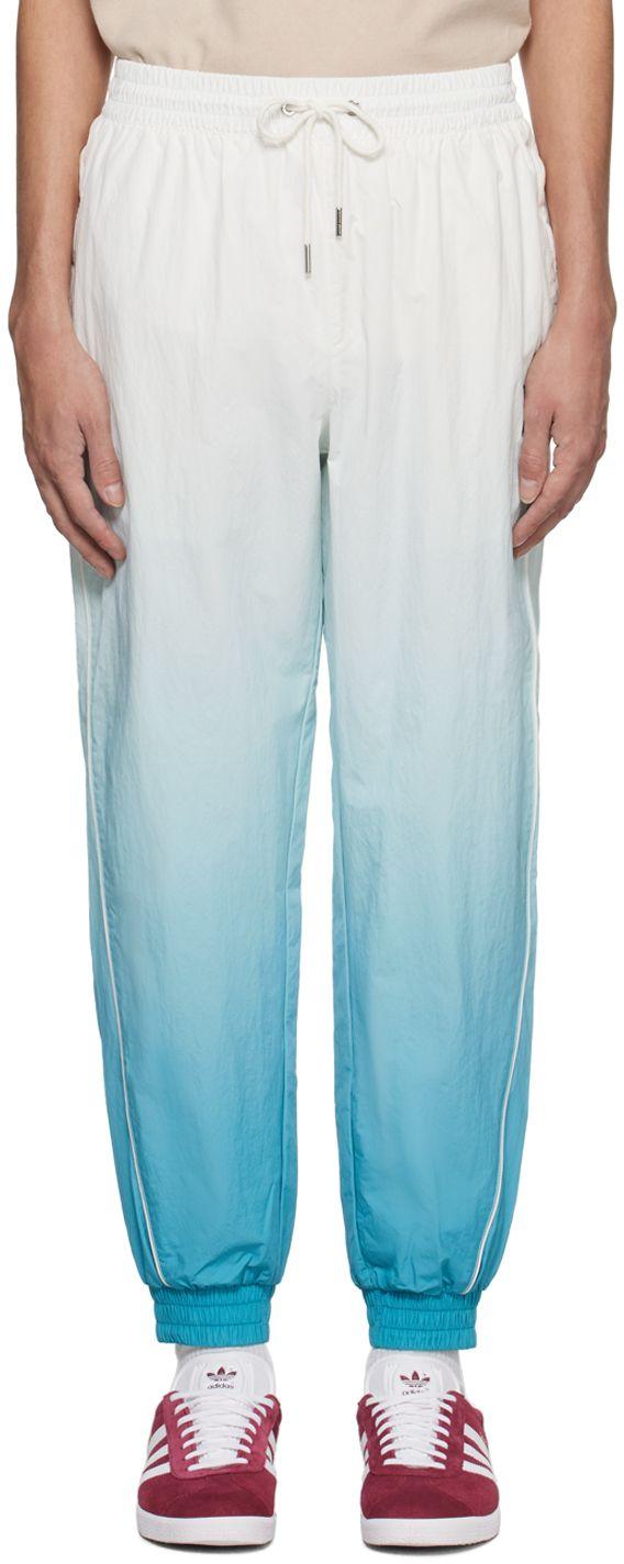 Tommy Hilfiger White & Blue Degrade Track Pants for Men | Lyst