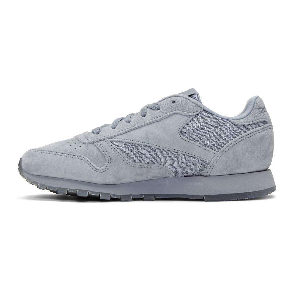 Reebok Grey Suede Club C 85 Sneakers in Gray | Lyst
