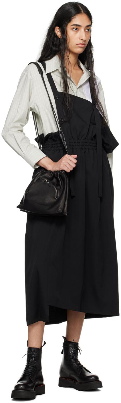 Y's Yohji Yamamoto レディース ブラック ソフトレザー メタル