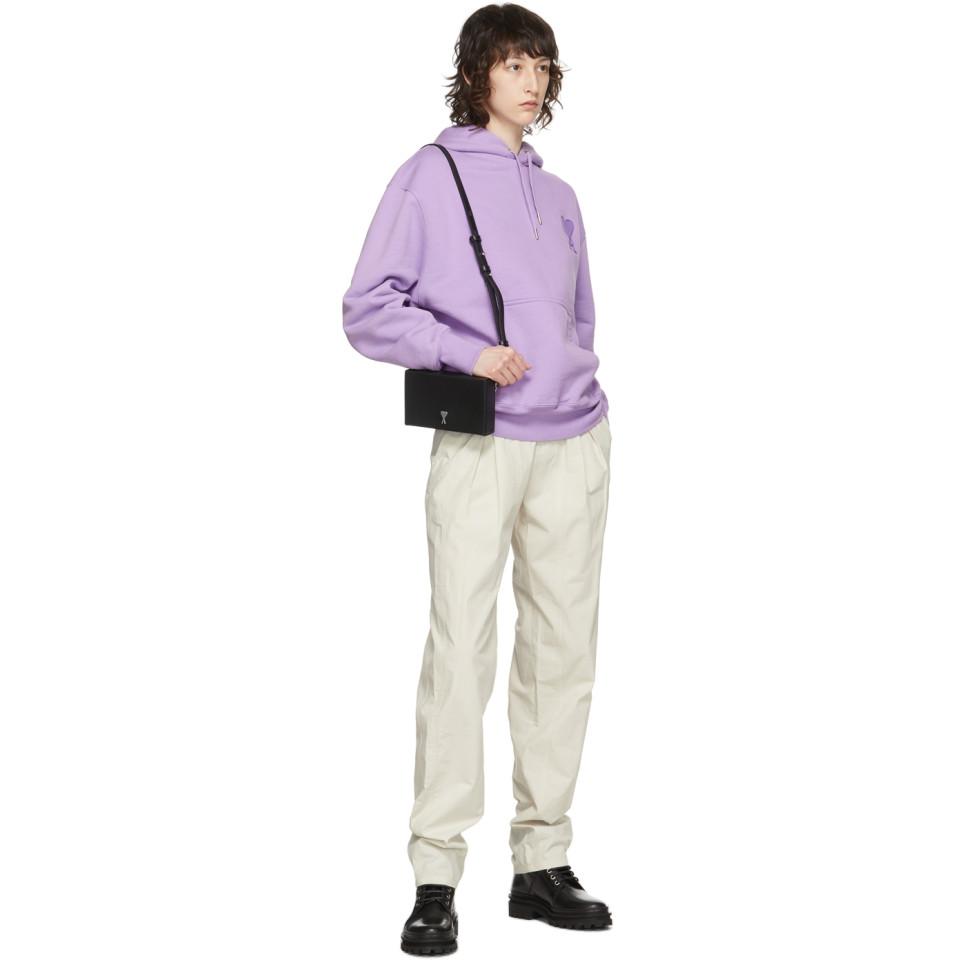 ami purple sweatshirt