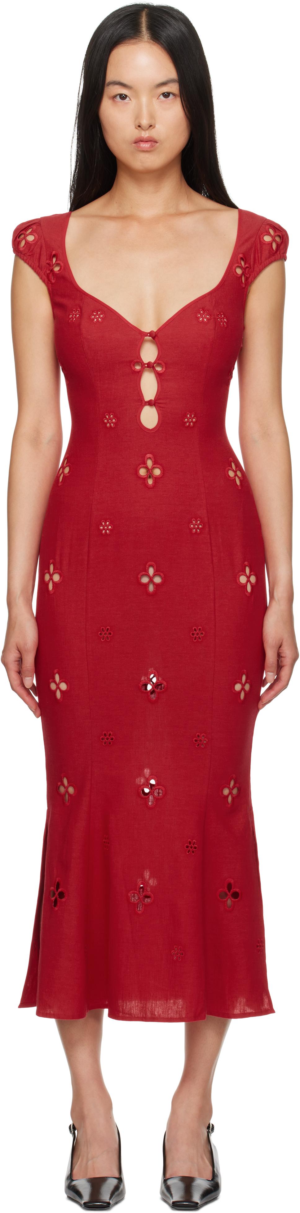 mirror palais red dress dupe Can you help me find a dupe for this Mirror Palais dress?  https://www.mirrorpalais.com/products/red-audrey-hepburn : r/findfashion