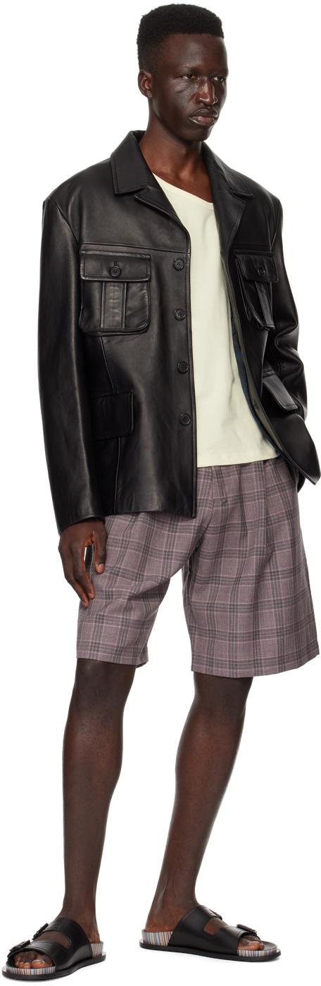 Paul Smith メンズ ブラック レザー Mesra サンダル サンダル 