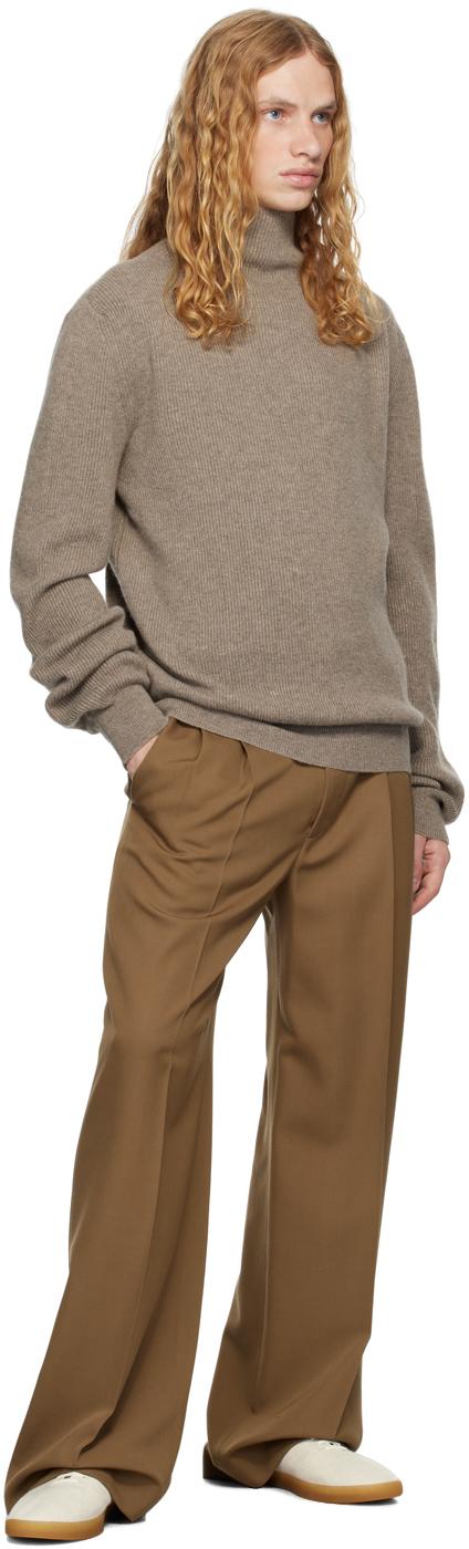 the row Mock Neck in Wool ブラウン新品未使用S