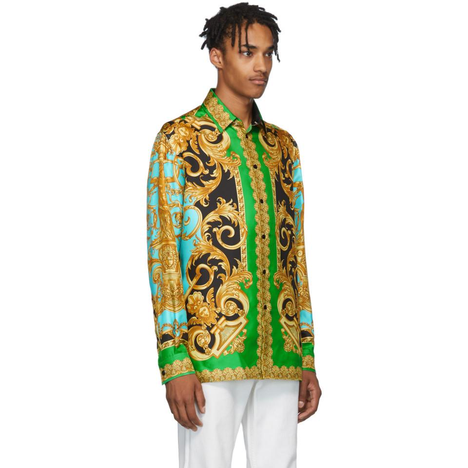 versace green shirt