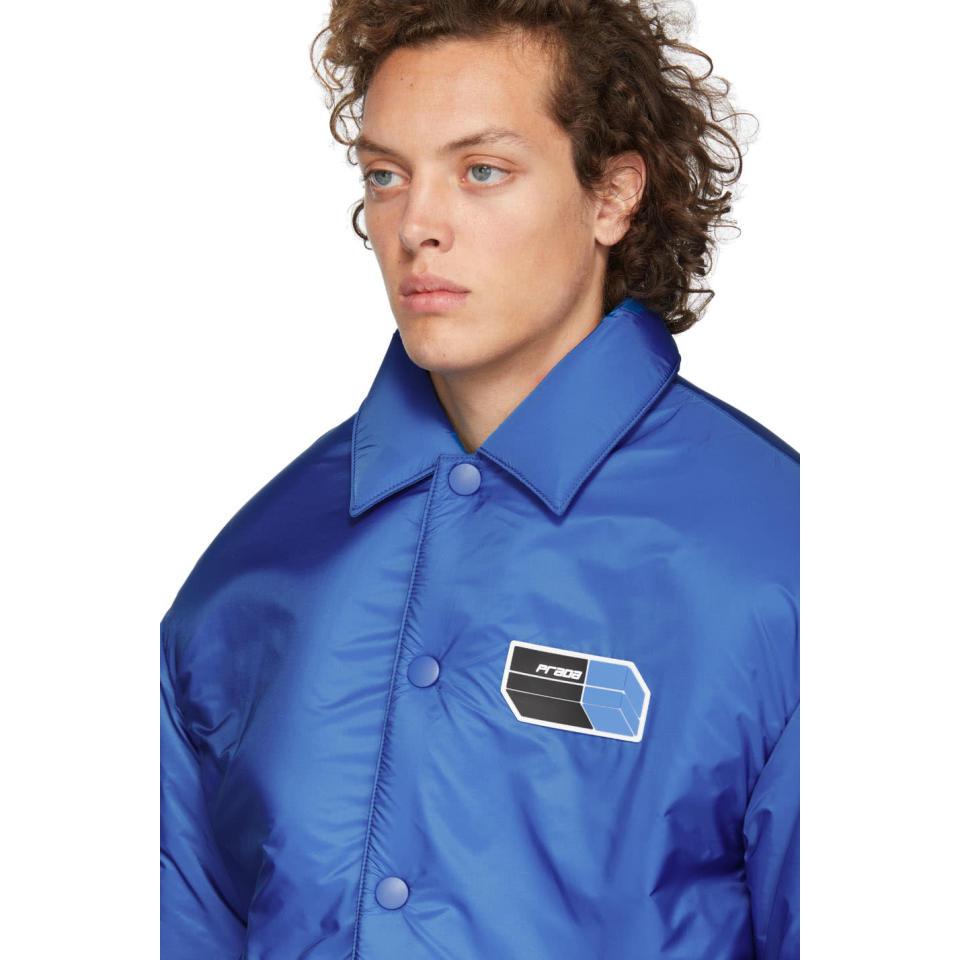 かわいい～！」 PRADA jacket nylon emblem blue - ナイロンジャケット - www.qiraatafrican.com