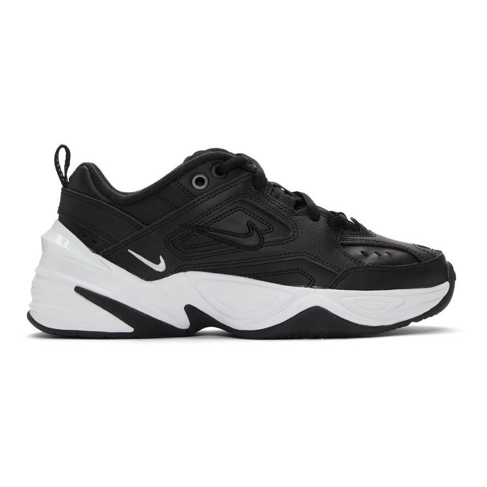 Nike Leather Black And White M2k Tekno Sneakers - Lyst
