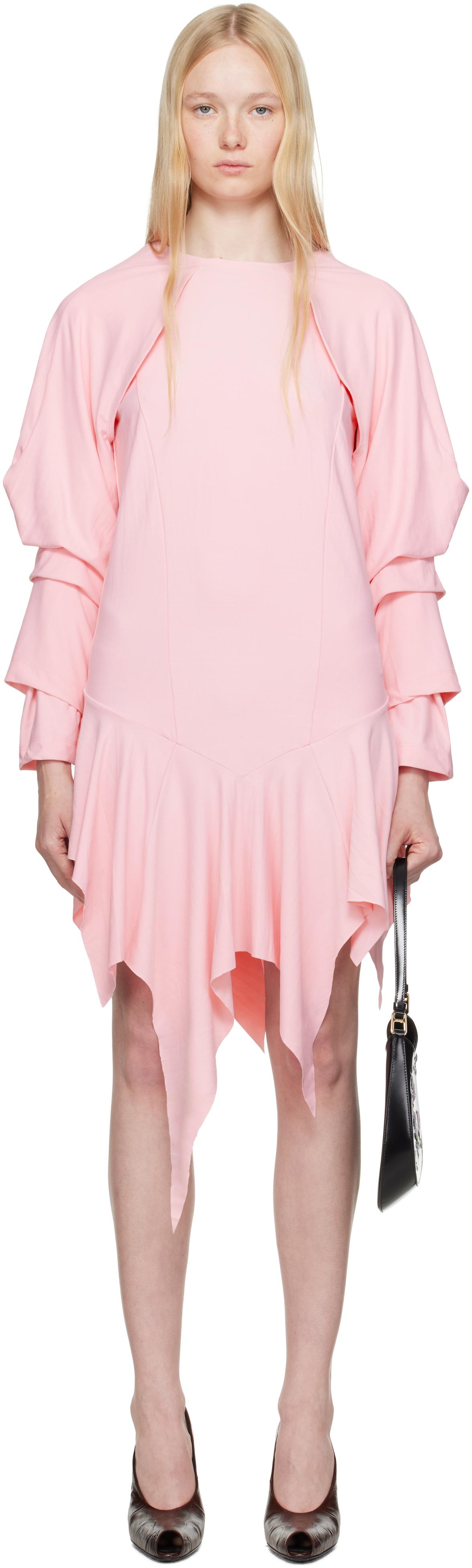 Ashley Williams ノースリーブミニワンピース ashley-williams-Pink-Wing-