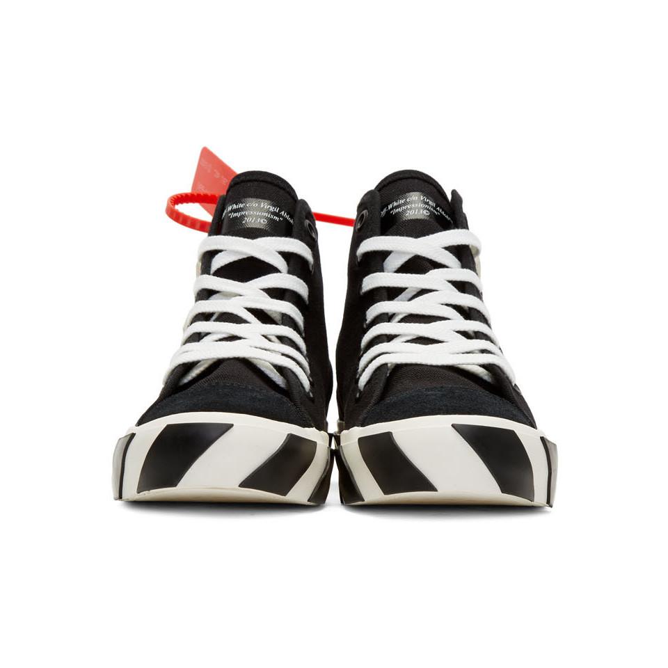 off white vulcanized high top