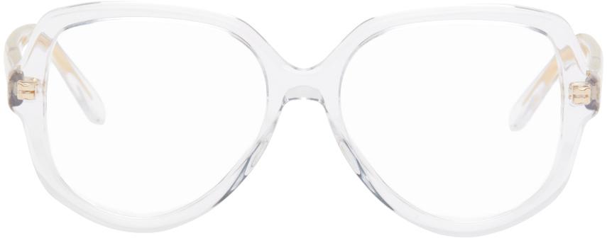 Loewe レディース ブラック トランスペアレント Thin メガネ