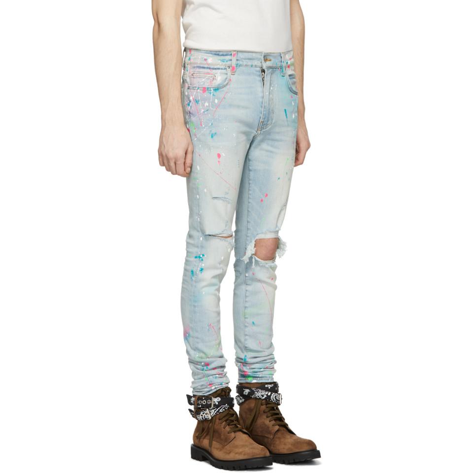 amiri graffiti jeans