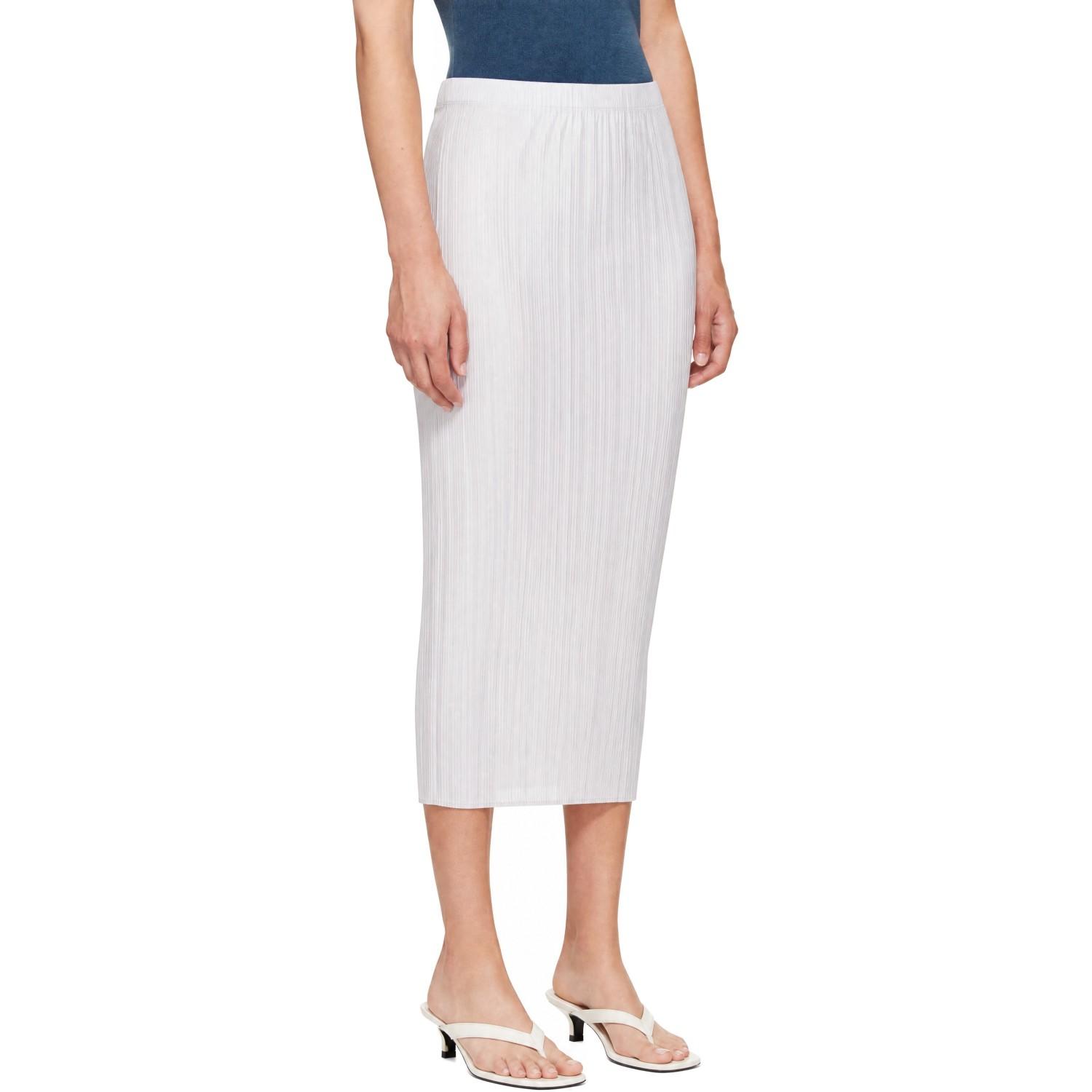 White Pleats Please Issey Miyake Skirts for Women | Lyst