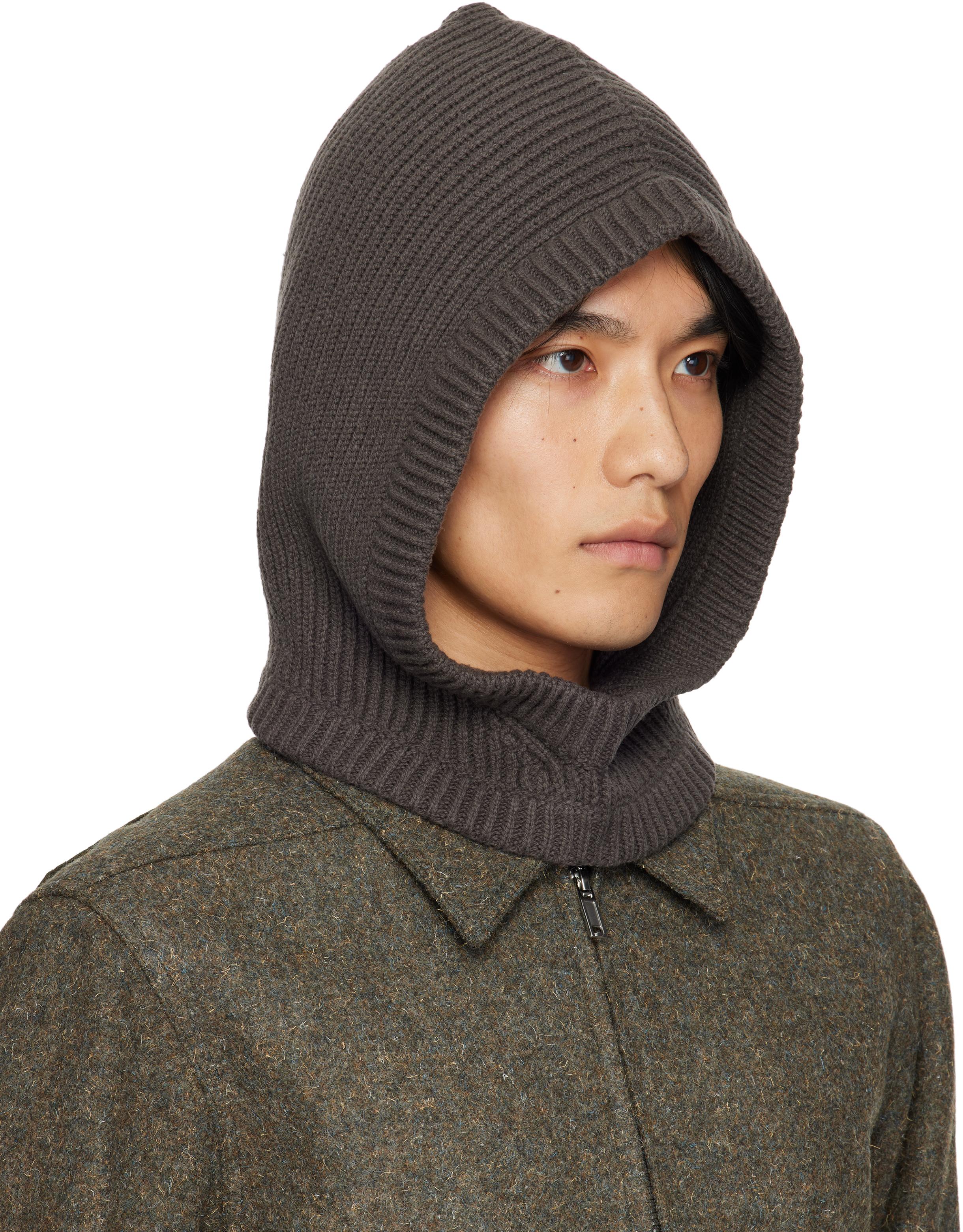 帽子 Rick Owens - Cashmere Hood Knit Hood in Black – SVRN