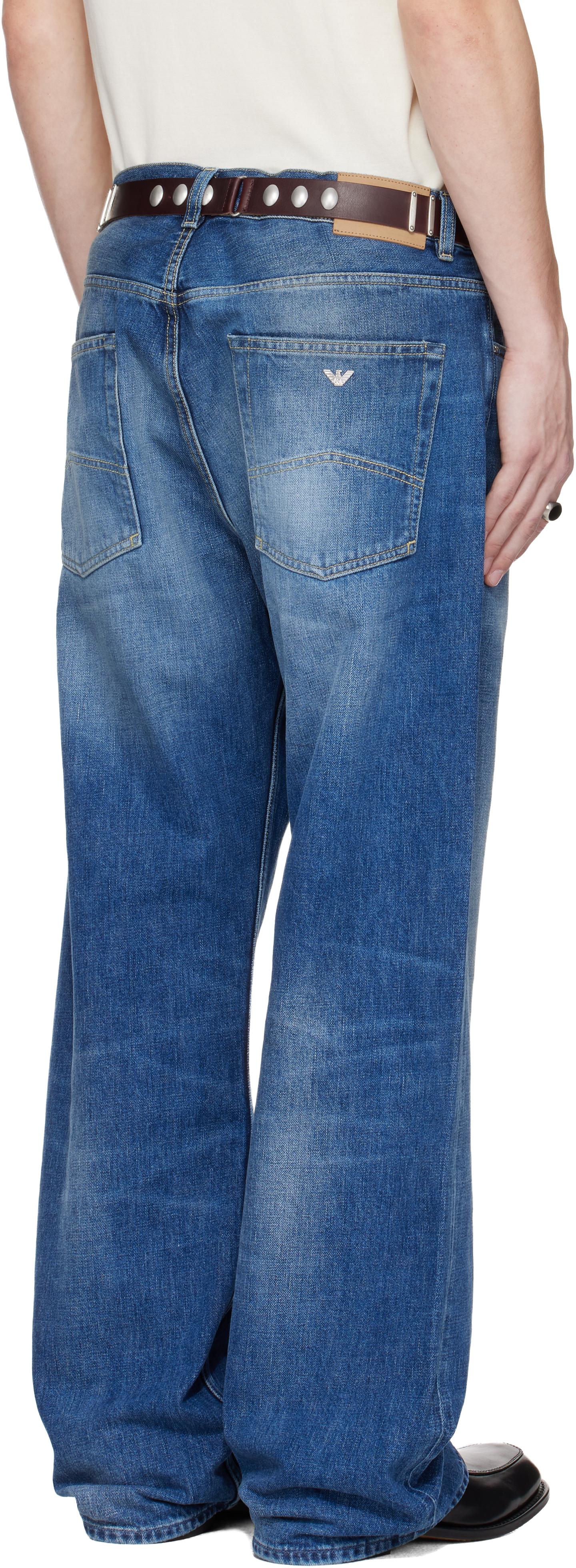 Our Legacy Work Shop Emporio Armani Terzo Cut Jeans in Blue