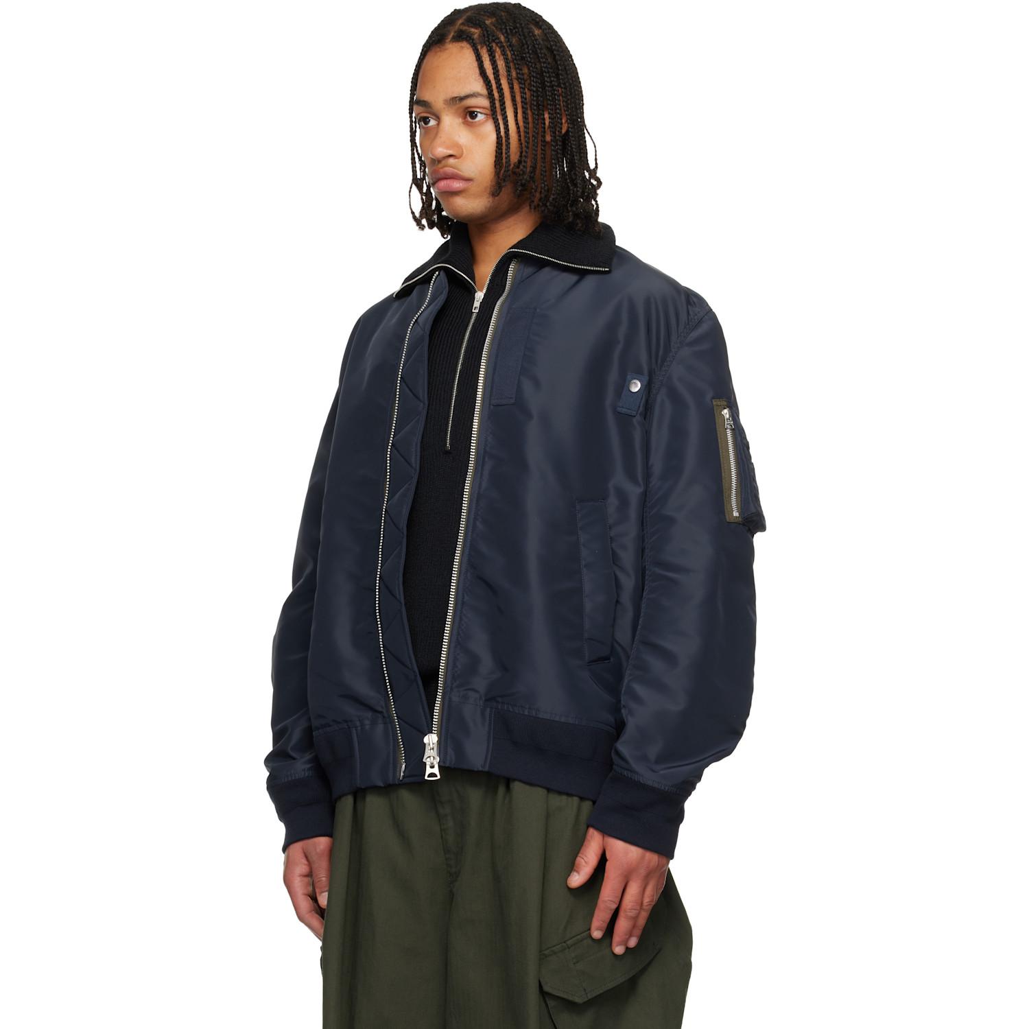 sacai Nylon Twill Coat NAVY サイズ 1 Nylon Twill Jacket WIP