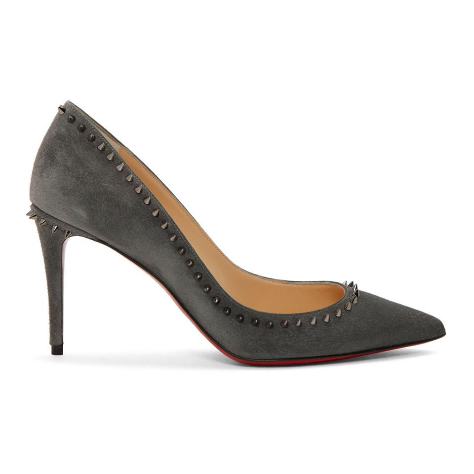 Christian Louboutin Grey Suede Anjalina 