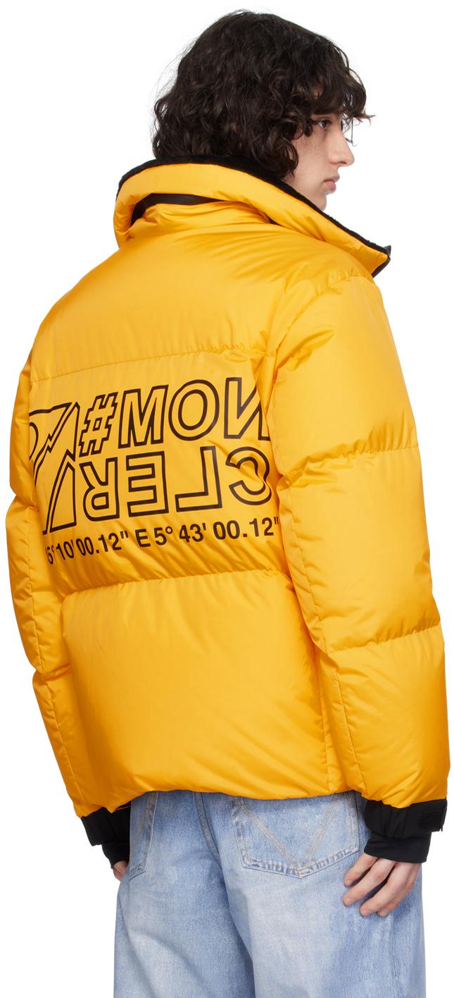 Moncler Yellow Verdons Down Jacket in Orange for Men Lyst