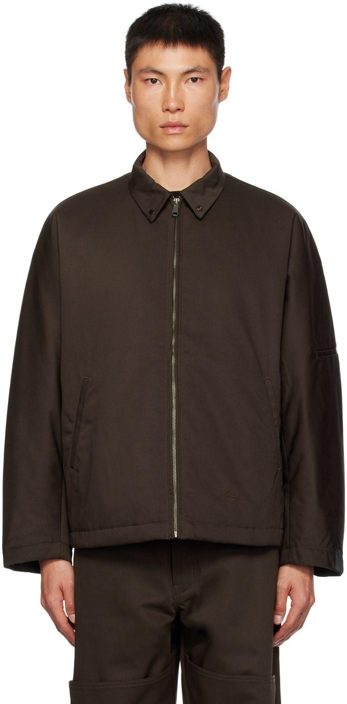 N. Hoolywood N.hoolywood Brown Dickies Edition Jacket in Black for