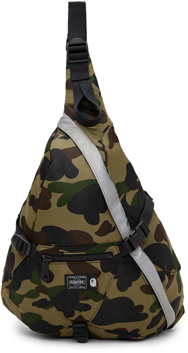 BAPE x Porter 1st Camo Shoulder Bag Green Men's - US