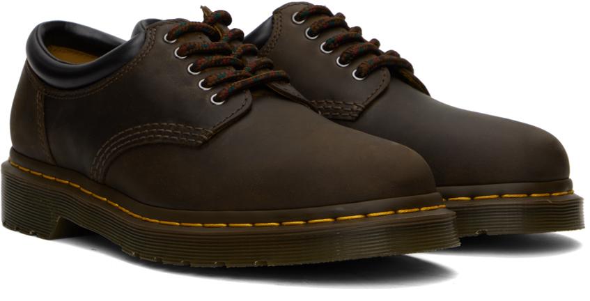 Dr. Martens メンズ ブラック ブラウン 8053 オックスフォード レース 