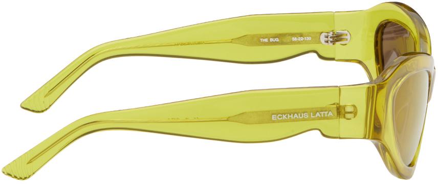 Eckhaus Latta Ssense Exclusive 'The Bug' Sunglasses in Black