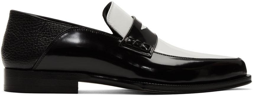 Loewe Black \u0026 White Pointy Loafers for 
