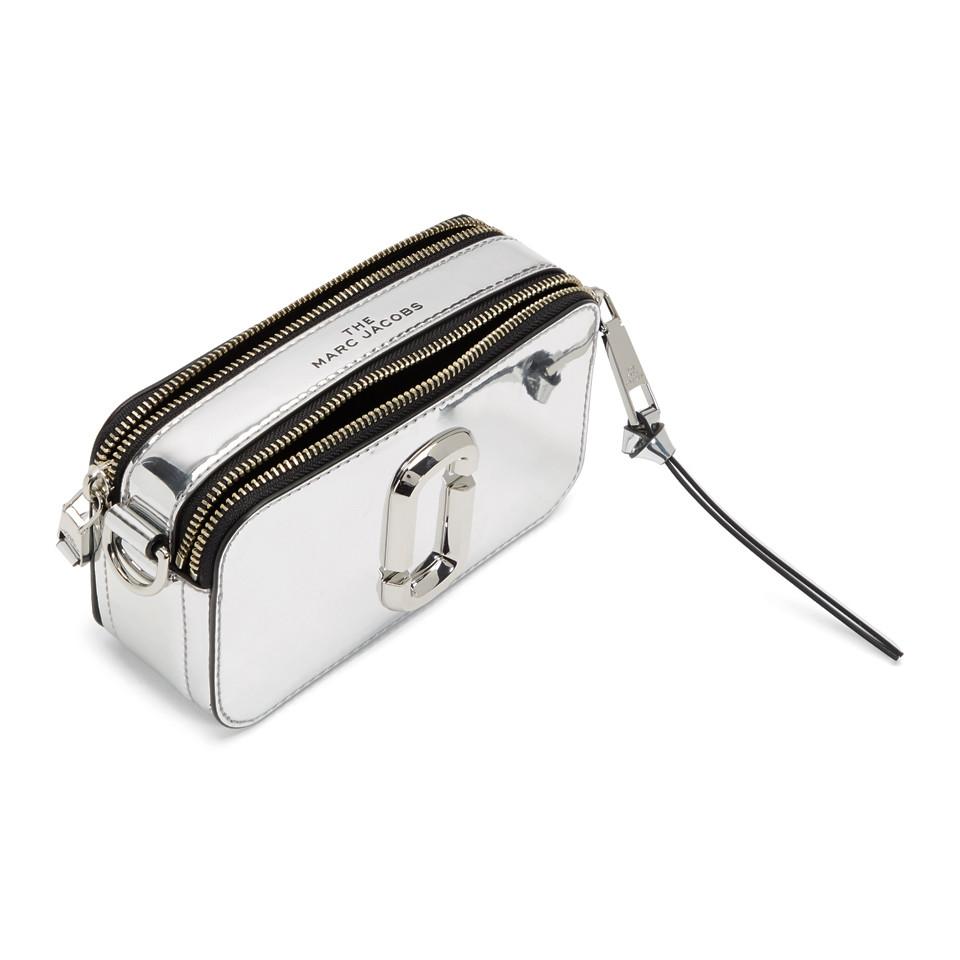 Marc Jacobs The Snapshot Dtm Mirrored Camera Bag in Metallic