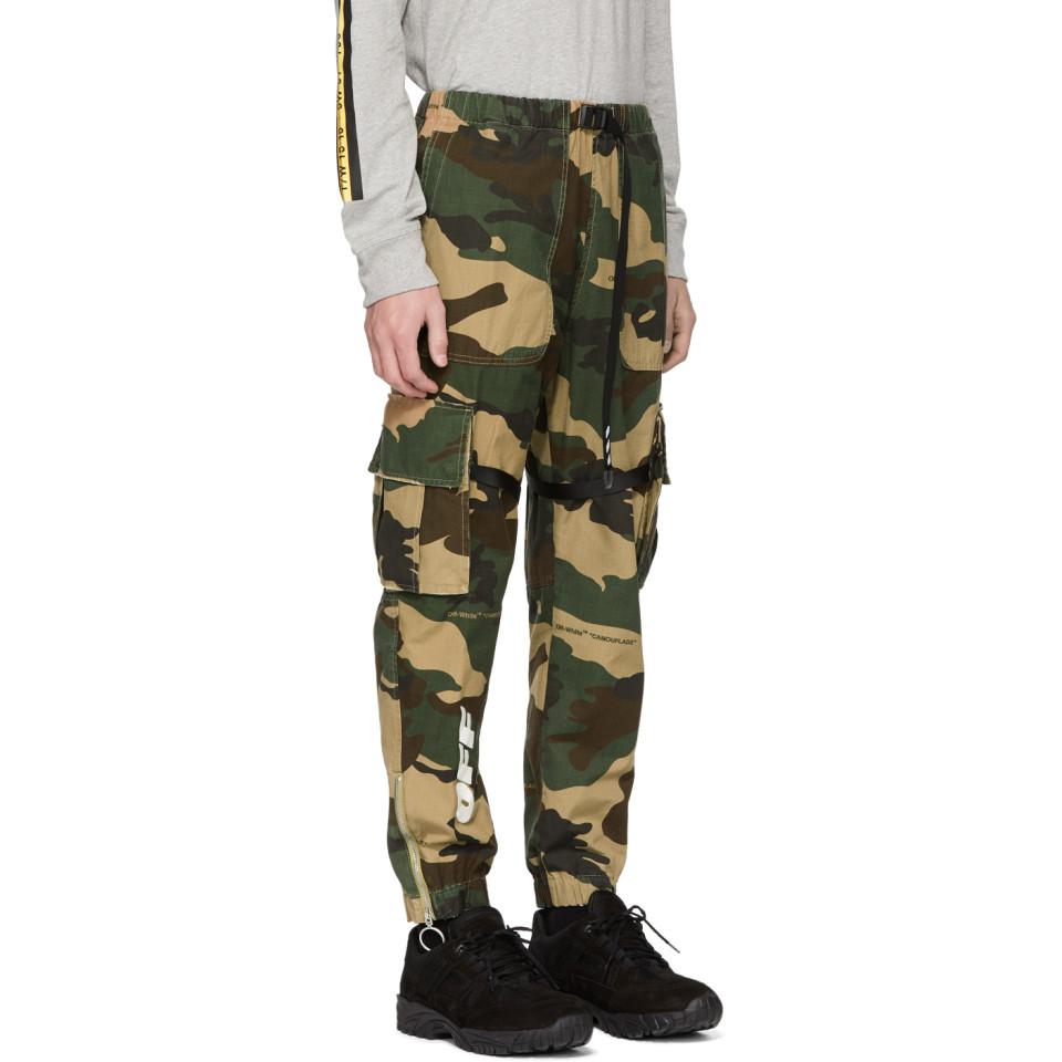 LOUIS VUITTON Green Utility Cargo Pants Green Virgil Abloh