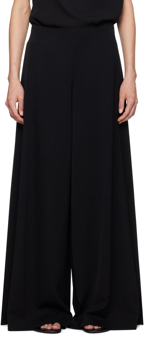 The Row ブラック Gala トラウザーズ THE ROW | ザ ロウ（ザ ロー)｜GALA PANTS/ブラック の通販