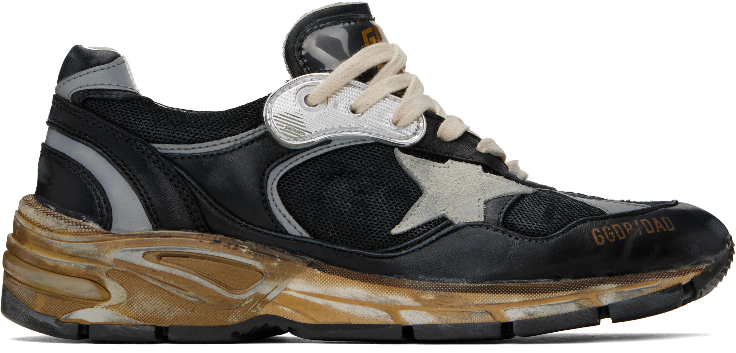 Golden Goose メンズ ブラック Dad-Star スニーカー スニーカー