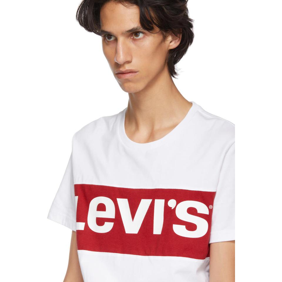 levis box logo t shirt