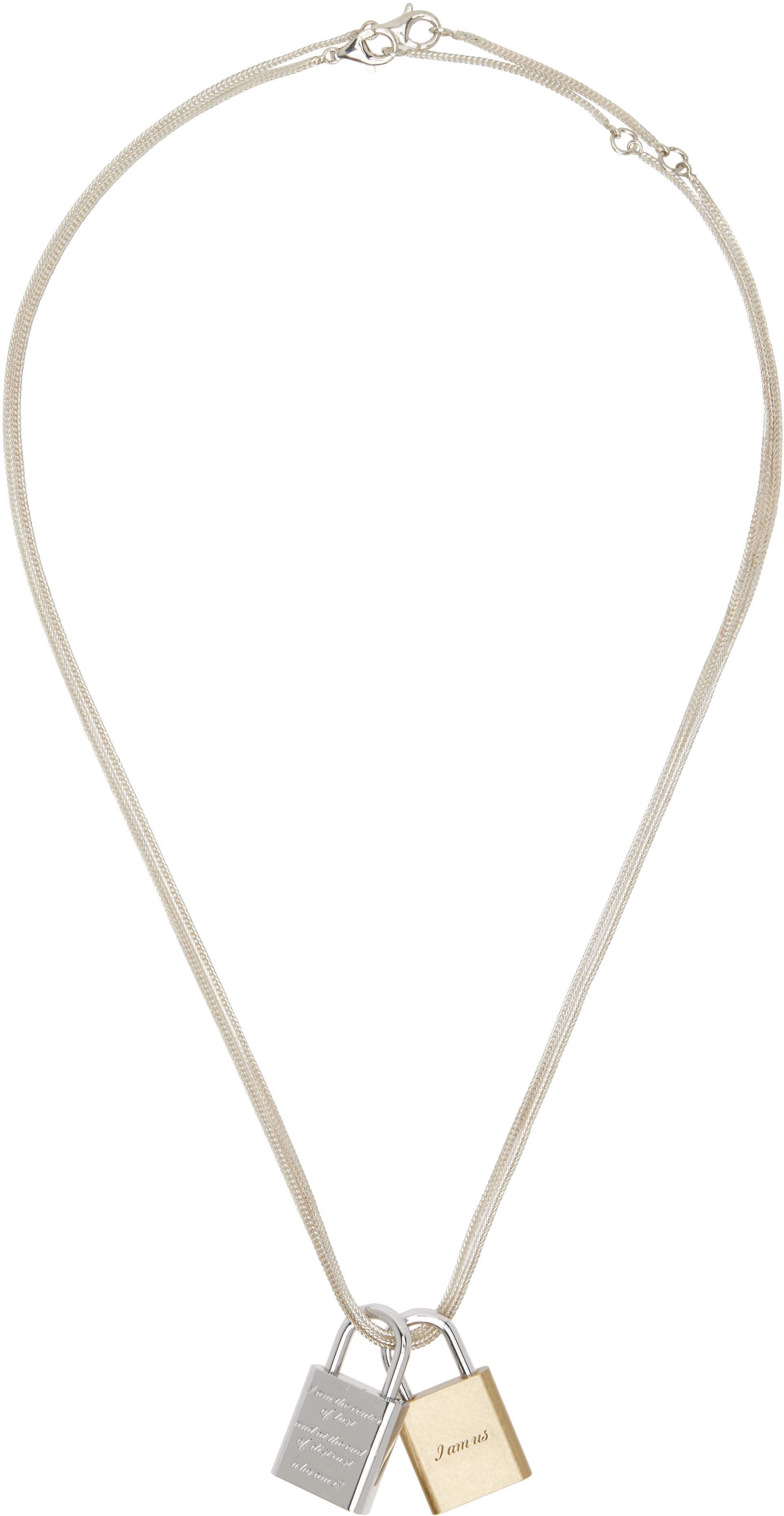 Our Legacy Riddle Necklace in White | Lyst
