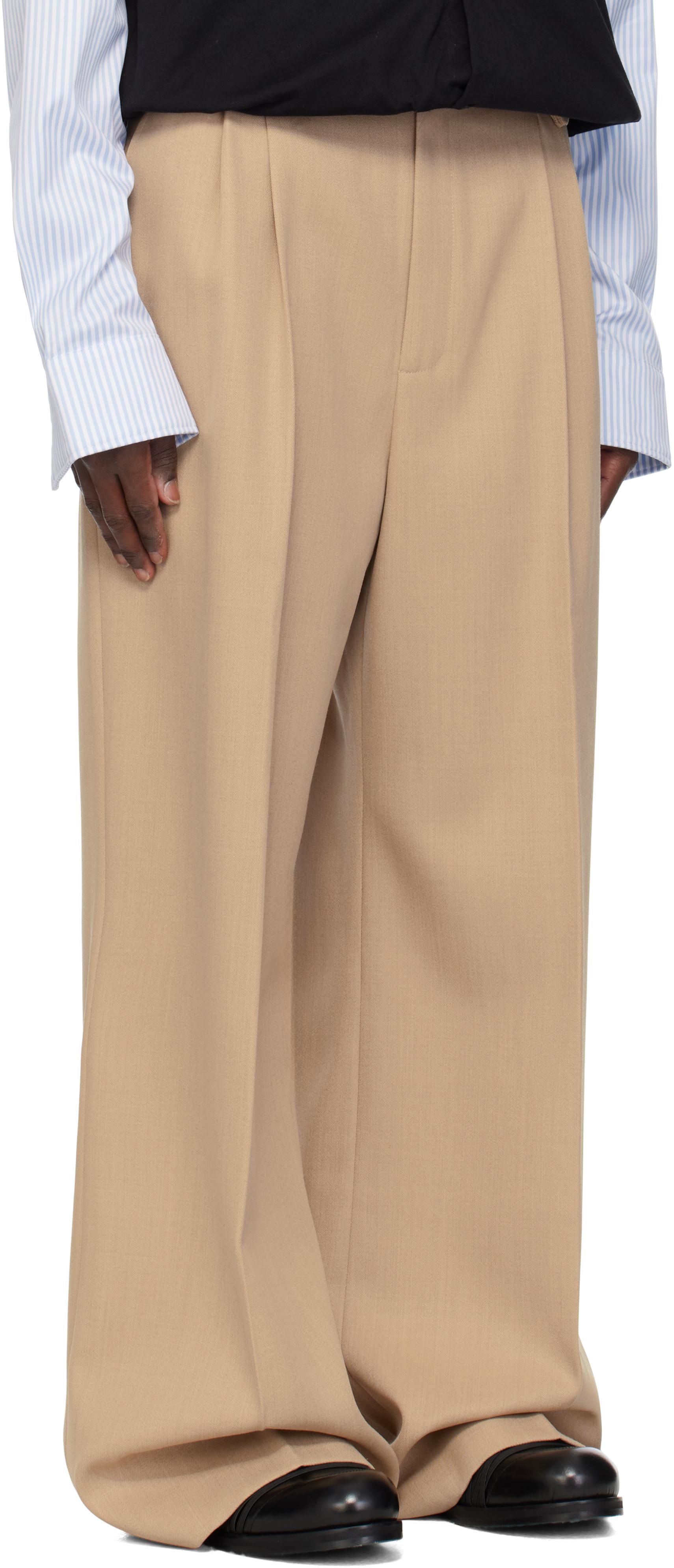 EGONLAB エゴンラボ SAMI TROUSERS 44 EGONlab Black Sami Trousers EGONlab