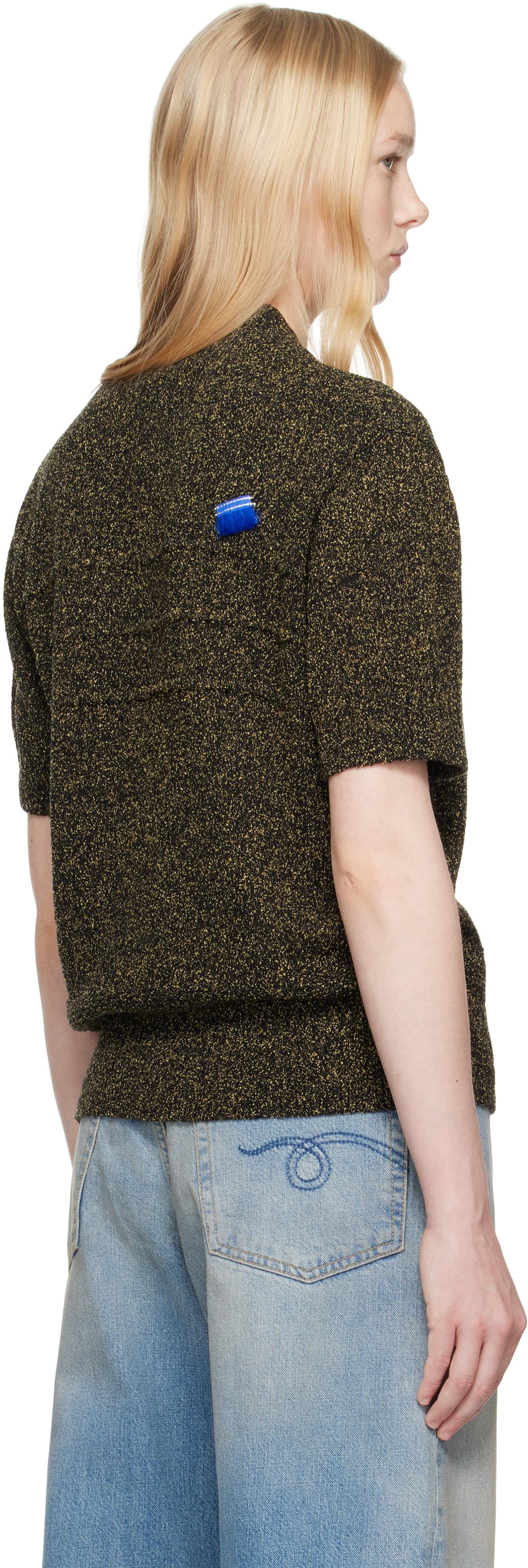 【ADERERROR】 Half Sleeve Knit Product. 60 ★ Semi Over Fit Adererror Half Sleeve Knit Product. 60 T-Shirt in Blue | Lyst