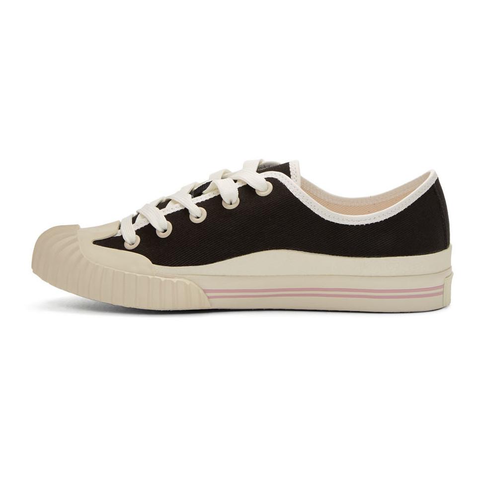 Acne Studios Cotton Black Bla Konst Tennis Sneakers for