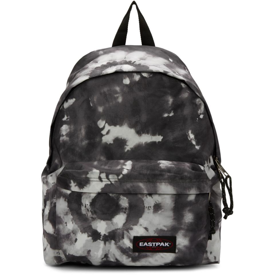 Eastpak Canvas Ssense Exclusive Black And White Tie Dye Padded Pakr ...