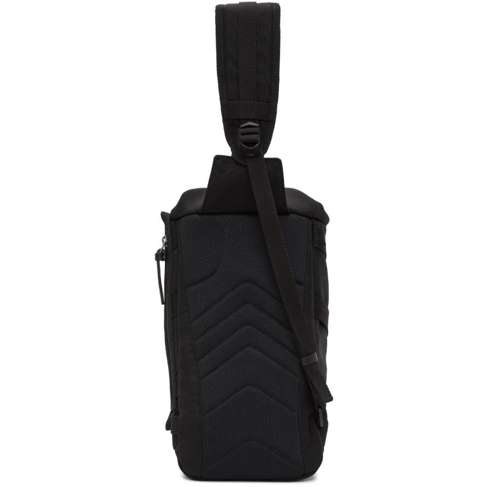Moncler Synthetic Black Argens Mono Sling Backpack for Men | Lyst