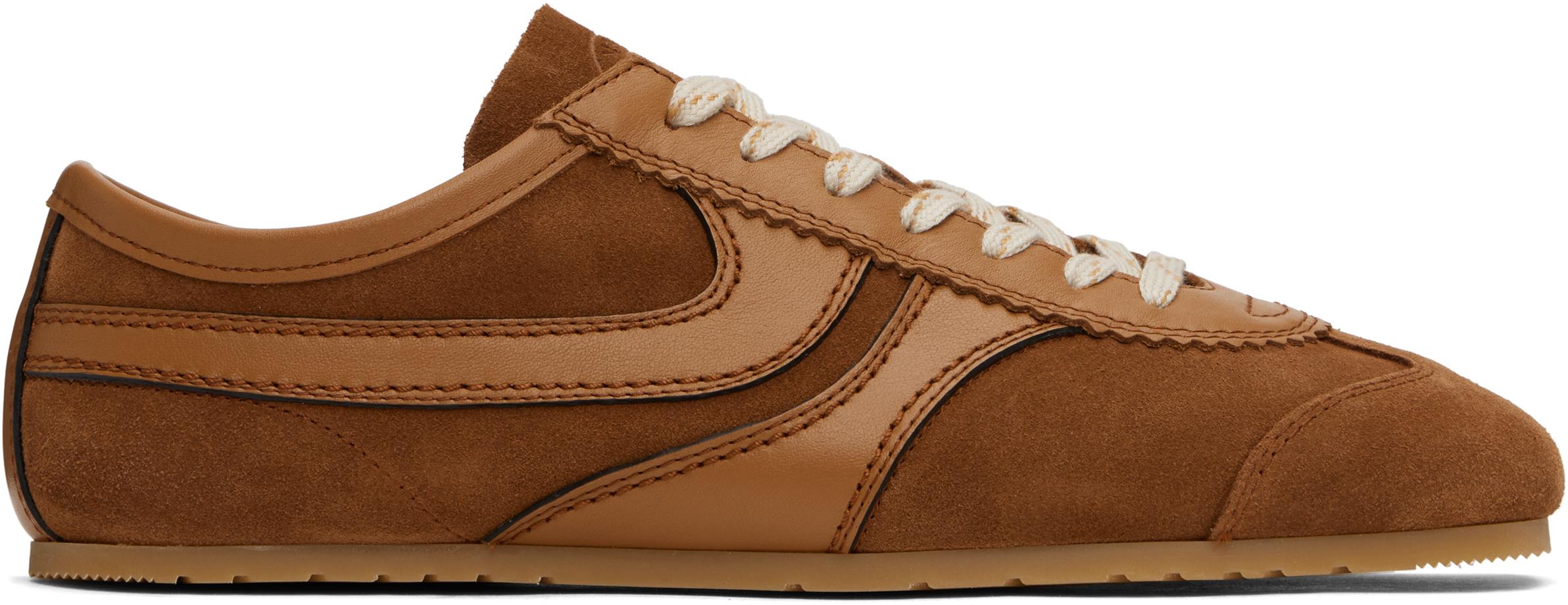 【DRIES VAN NOTEN】レザースニーカー Suede sneakers - Spring-Summer Men | Dries Van Noten