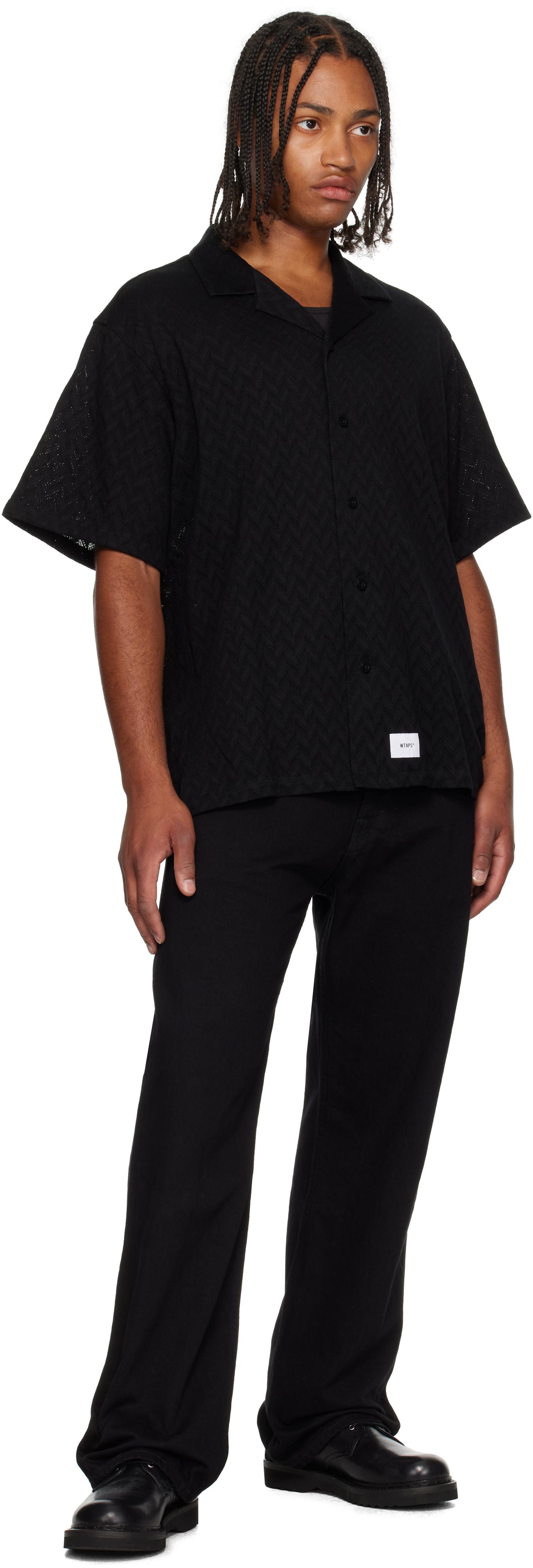 WTAPS Herringbone Shirt in Black for Men | Lyst