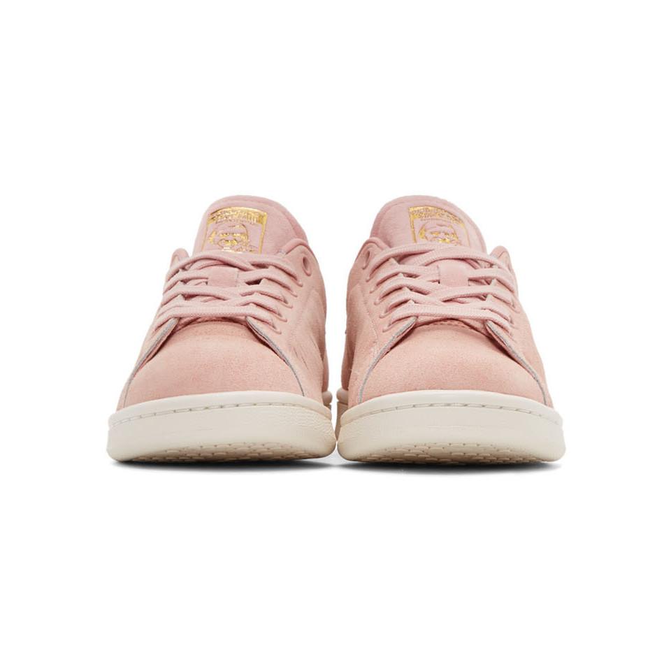 adidas Originals Pink Suede Stan Smith Sneakers | Lyst