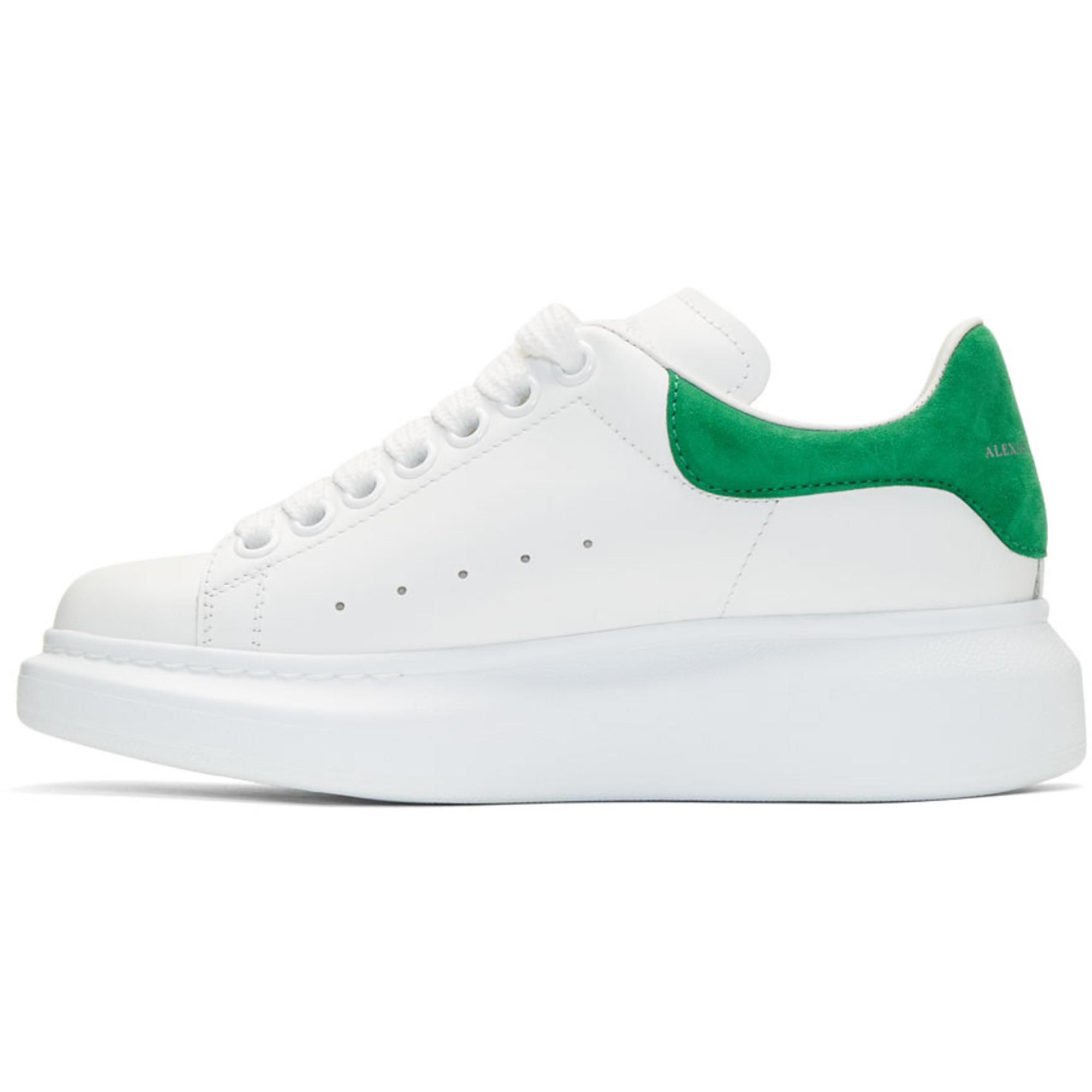 Alexander McQueen Larry White Leather Trainers for Men - Lyst