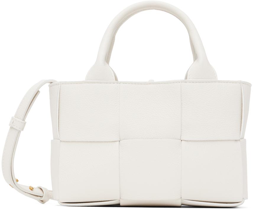 Bottega Veneta ミニ アルコ トートバッグ ホワイト BOTTEGA VENETA ミニ アルコ トートバッグ ホワイト