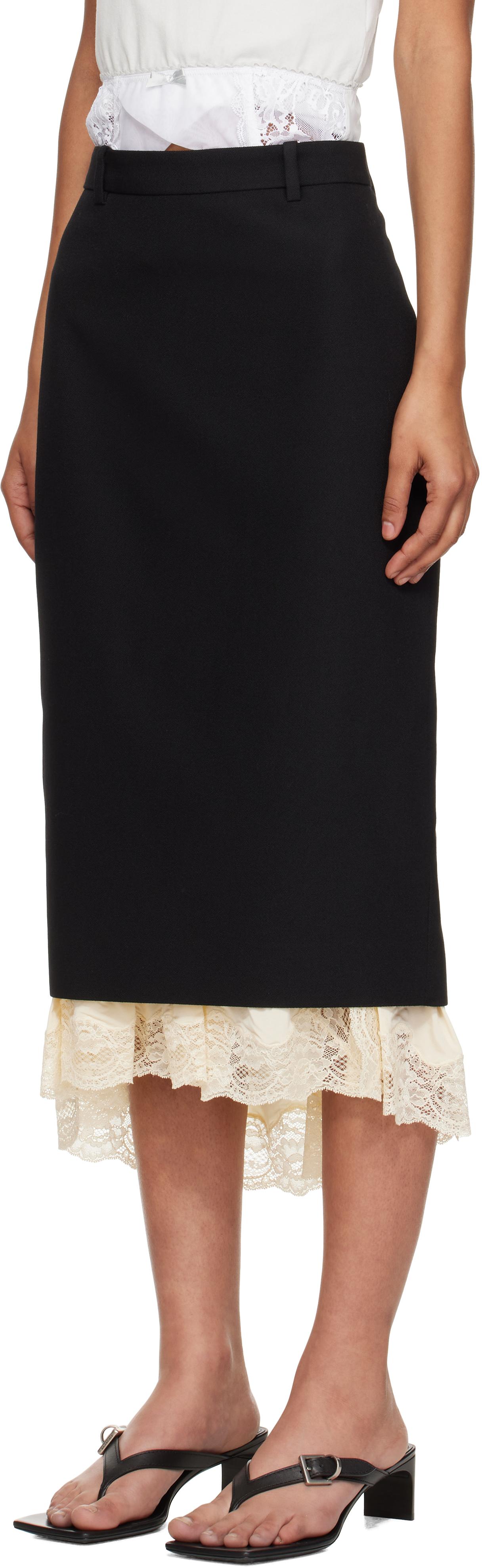 【関税&送料込】Balenciaga Tweed Lurex Midi Skirt BALENCIAGA | Shiny Grained Leather A-line Skirt | Women